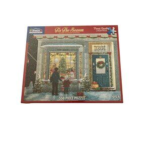 White Mountain Tis The Season 550 Pc Puzzle Larger Piece